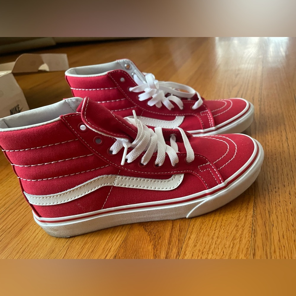 COPY - Red high top vans